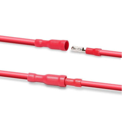 An Insulated 5 Colour Wire Crimp Terminal Male-Female Connector Pair Kit - 100 Pairs