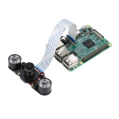 An IR-Cut Camera 5 MP OV5647 Manually Switch Day And Night Mode Module with Light for Raspberry Pi 3/4
