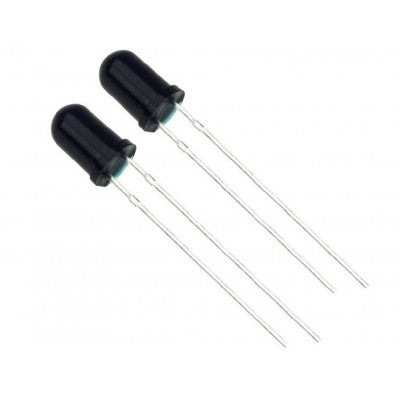 An IR Receiver LED 5mm - 2 pieces pack