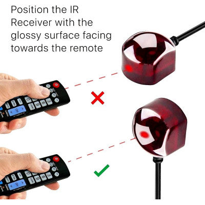 An IR Remote Control Extension Cord Cable IR Receiver Transmitter Repeater