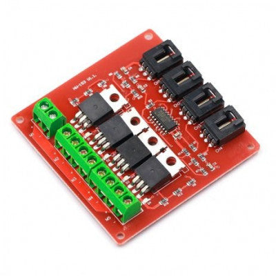 An IRF540 Isolation Power Module Electronic Block 4 Channel MOSFET Switch