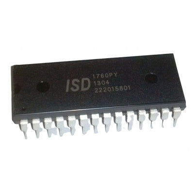An ISD1760 Multi-message Single-chip Voice Record Playback IC DIP-28 Package