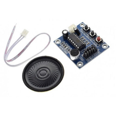 An ISD1820 Voice Recording Module With On Board Mic and Speaker