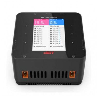 An ISDT P30 1000WX2 30AX2 Dual Channel Battery Charger