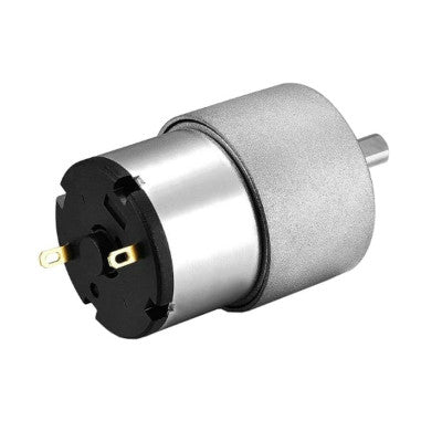 An JGB37-520 DC12V 320RPM/MIN Miniature Forward and Reverse Brushed DC Speed Reducer Motor
