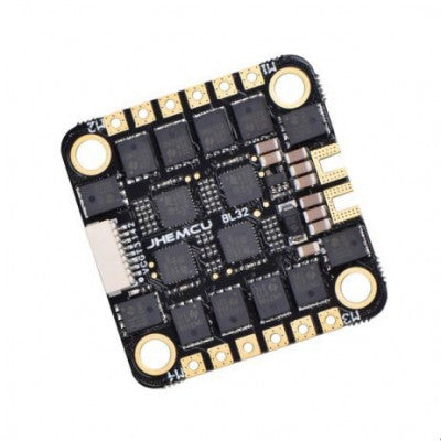 An JHEMCU BLHeli_32- 55A 4IN1 3-6S ESC