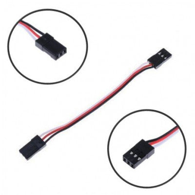 An JR Male To JR Male Servo Extension Wire-100mm