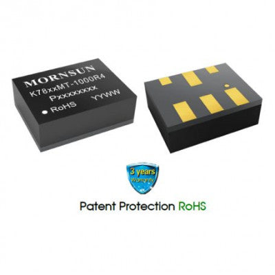 An K7805MT-1000R4 Mornsun +5V/-5V Output DC-DC Converter 5W Power Supply Module - Ultra Small DFN SMD Package