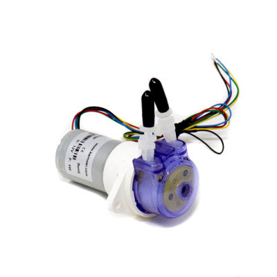 An Kamoer 12V 0.35A first level deceleration 116ml-min silicon Tube brushless motor liquid peristaltic pump