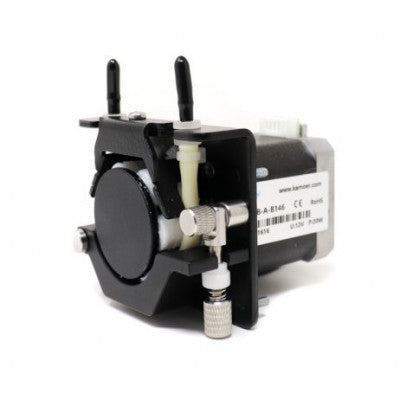 An Kamoer 12V 30ml-min BPT Tube stepper motor 6 rollers liquid peristaltic pump