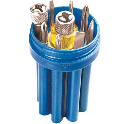 An KE 9-in-1 ECO Screwdriver Kit with Neon Bulb