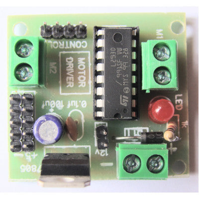 An L293D Motor Driver Board