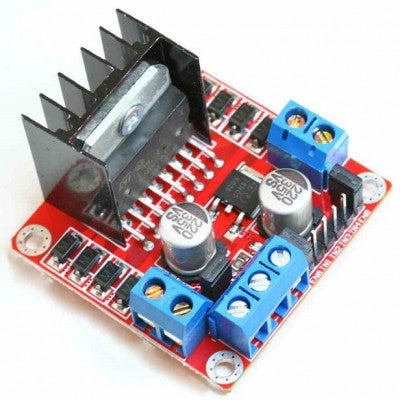 An L298 2A Dual Motor Driver Module with PWM Control