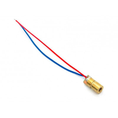 An Laser Diode - Red - 650nm - 5V - 6mm - 50mW