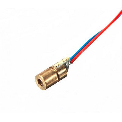 An Laser Diode - Red - 650nm - 5V - 6mm - 50mW