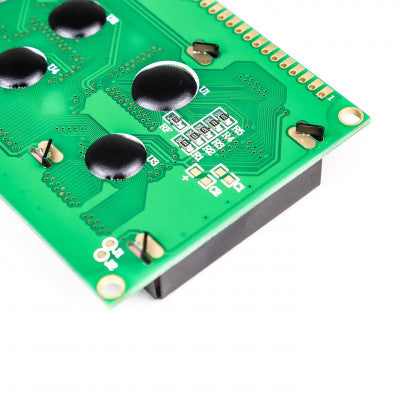 An JHD 8x2 Character LCD Display With Yellow Backlight