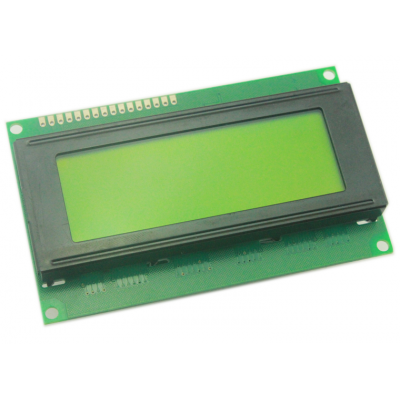 An LCD2004 Parallel LCD Display with Yellow Backlight