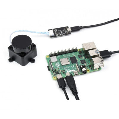 An LDRobot DTOF Laser Ranging Sensor, 360° Omni-Directional Lidar, UART Bus