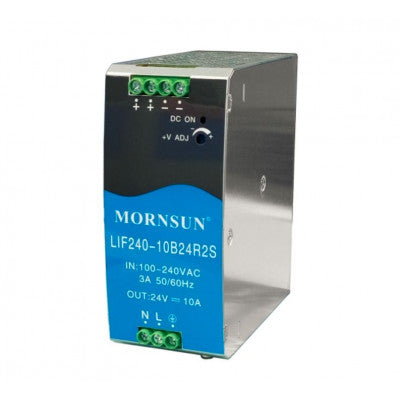An LIF240-10B12R2S Mornsun SMPS - 12V 16A 192W AC/DC DIN Rail Power Supply