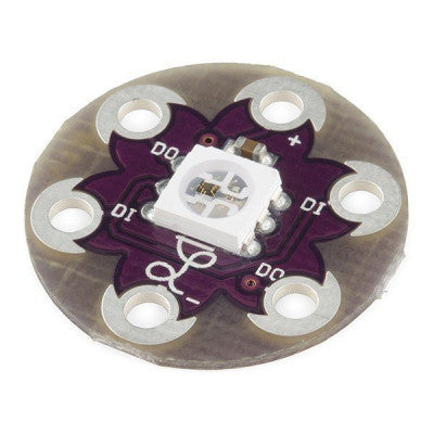 An LilyPad Tri-Color LED RGB Module for Arduino