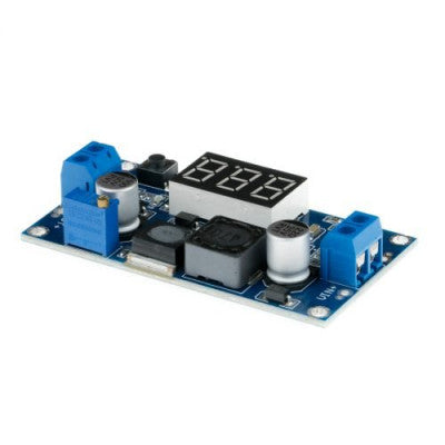 An LM2577 3A DC-DC Step UP LED Voltmeter 3-34V to 4-35V Adjustable Boost Converter module
