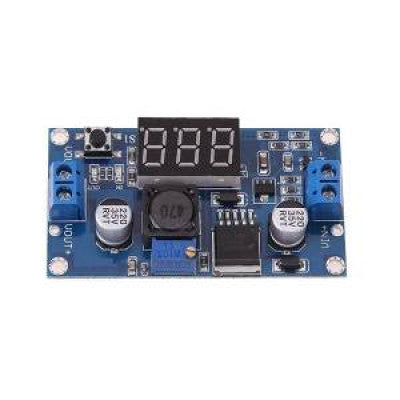 An LM2577 3A DC-DC Step UP LED Voltmeter 3-34V to 4-35V Adjustable Boost Converter module