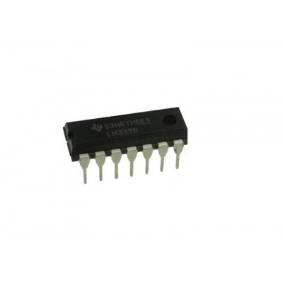 An LM339 Low Power Low Offset Voltage Quad Comparator IC DIP-14 Package