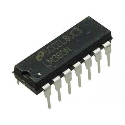 An LM380 2.5-Watt Audio Power Amplifier IC DIP-14 Package