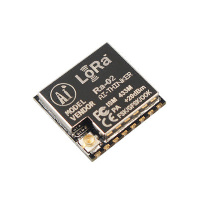 An LoRa RA-02 433Mhz SX1278 Long Range Wireless Module