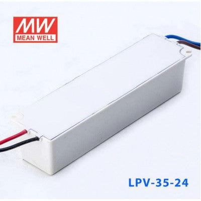 An LPV-35-24 Mean Well SMPS - 24V 1.5A 36W Waterproof LED Power Supply