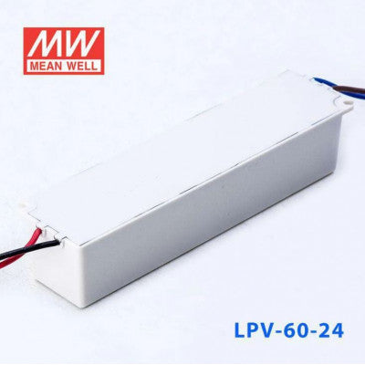 An LPV-60-24 Mean Well SMPS - 24V 2.5A 60W Waterproof LED Power Supply