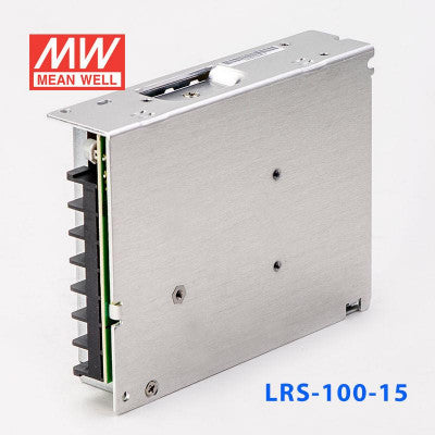 An LRS-100-15 Mean Well SMPS - 15V 7A - 105W Metal Power Supply