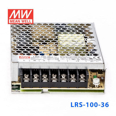 An LRS-100-36 Mean Well SMPS - 36V 2.2A - 100.8W Metal Power Supply