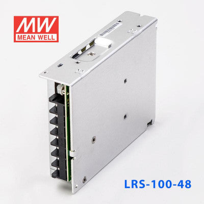 An LRS-100-48 Mean Well SMPS - 48V 2.3A - 110.4W Metal Power Supply