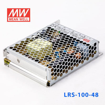 An LRS-100-48 Mean Well SMPS - 48V 2.3A - 110.4W Metal Power Supply