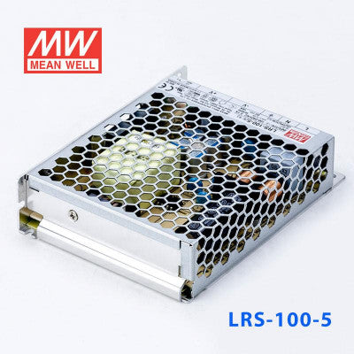 An LRS-100-5 Mean Well SMPS - 5V 18A - 90W Metal Power Supply