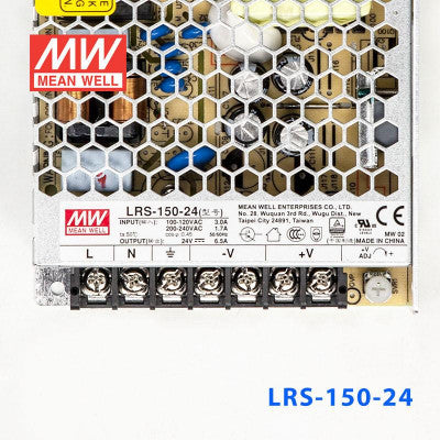 An LRS-150-24 Mean Well SMPS - 24V 6.5A - 156W Metal Power Supply
