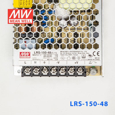 An LRS-150-48 Mean Well SMPS - 48V 3.3A - 158.4W Metal Power Supply