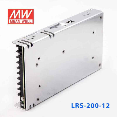 An LRS-200-12 Mean Well SMPS - 12V 17A - 204W Metal Power Supply