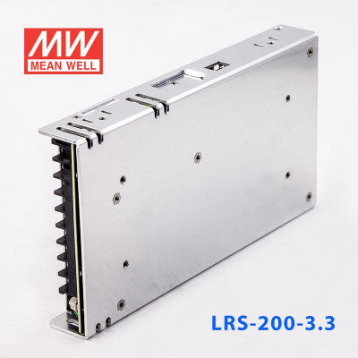 An LRS-200-3.3 Mean Well SMPS - 3.3V 40A - 132W Metal Power Supply