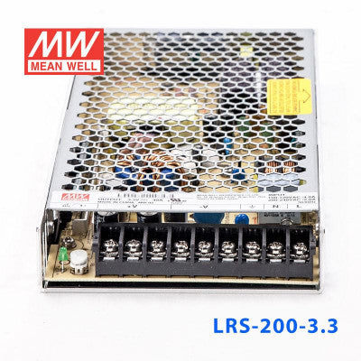 An LRS-200-3.3 Mean Well SMPS - 3.3V 40A - 132W Metal Power Supply