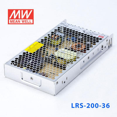 An LRS-200-36 Mean Well SMPS - 36V 5.9A - 212.4W Metal Power Supply