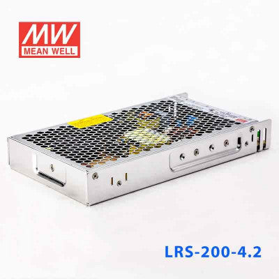 An LRS-200-4.2 Mean Well SMPS - 4.2V 40A - 168W Metal Power Supply