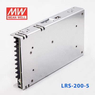 An LRS-200-5 Mean Well SMPS - 5V 40A - 200W Metal Power Supply