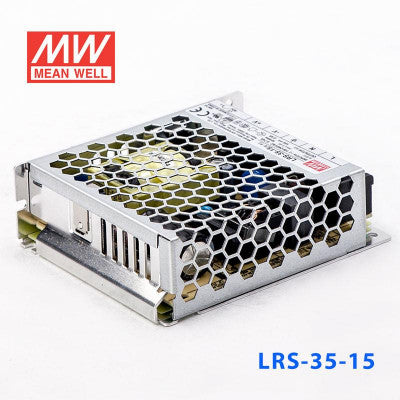 An LRS-35-15 Mean Well SMPS - 15V 2.4A - 36W Metal Power Supply