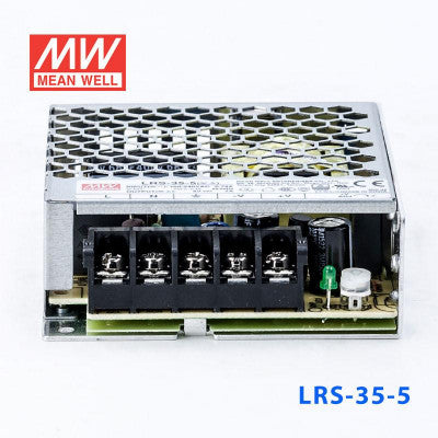 An LRS-35-5 Mean Well SMPS - 5V 7A - 35W Metal Power Supply