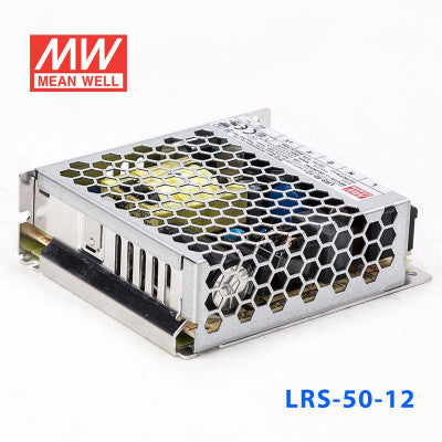 An LRS-50-12 Mean Well SMPS - 12V 4.2A - 50.4W Metal Power Supply