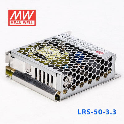 An LRS-50-3.3 Mean Well SMPS - 3.3V 10A - 33W Metal Power Supply