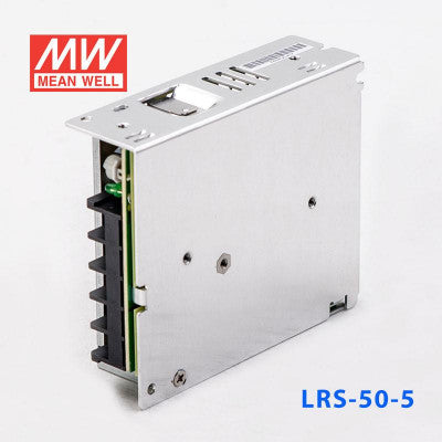 An LRS-50-5 Mean Well SMPS - 5V 10A - 50W Metal Power Supply