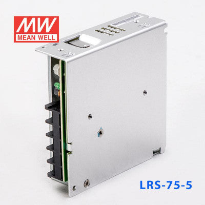 An LRS-75-5 Mean Well SMPS - 5V 14A - 70W Metal Power Supply